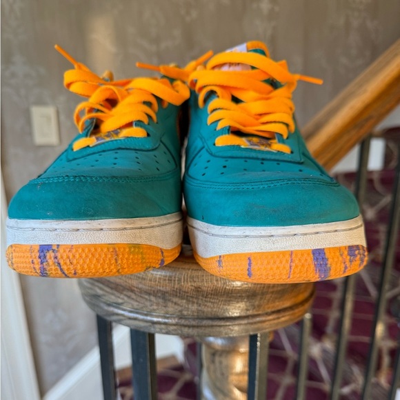 NIKE men’s size 13 2013/20124 AIR FORCE 1 LOWS Marbled Swoosh 488298 – 313 - Picture 11 of 16